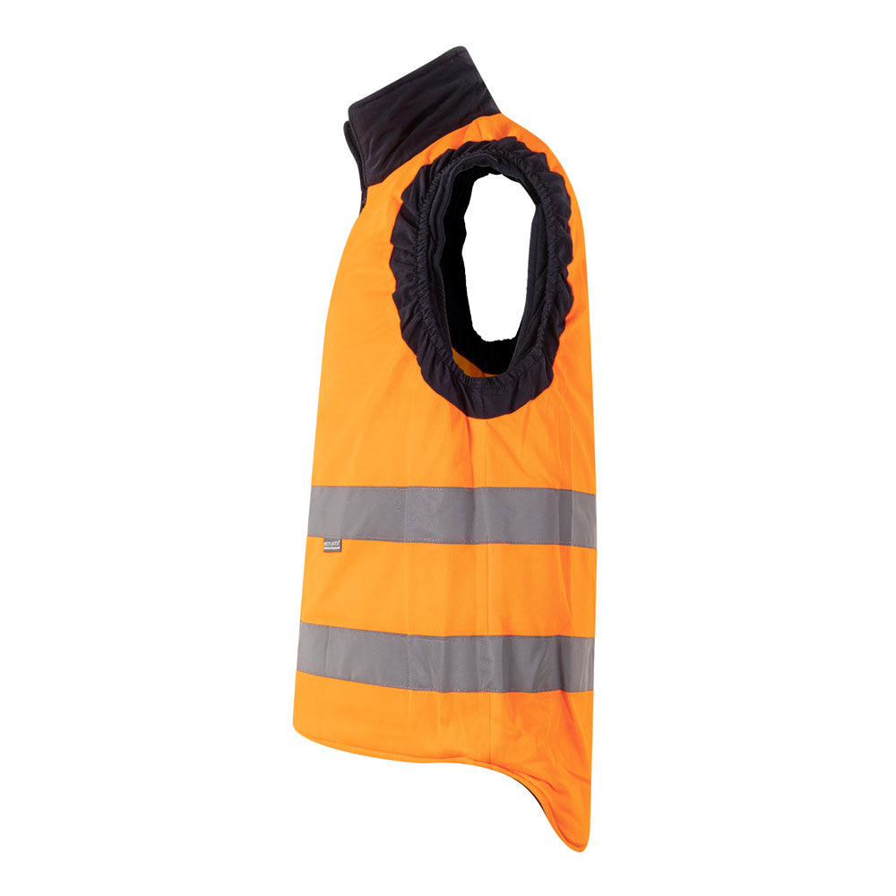 VL DIANA. Colete acolchoado (220g/m²), reversível e multibolsos, em poliéster (100%), com fecho de correr e puxador reversível