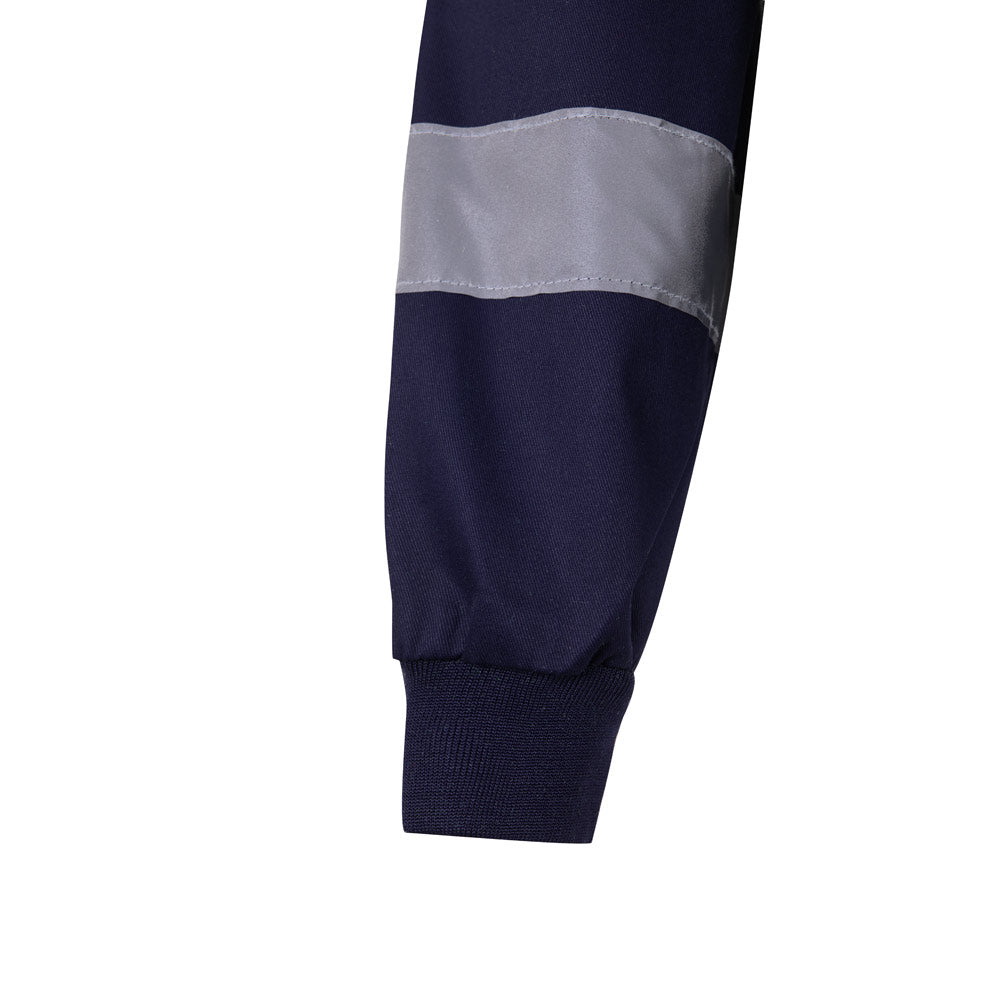 VL NEPTUNE. Casaco bicolor de sarja (210g/m²) em poliéster (80%) e algodão (20%)