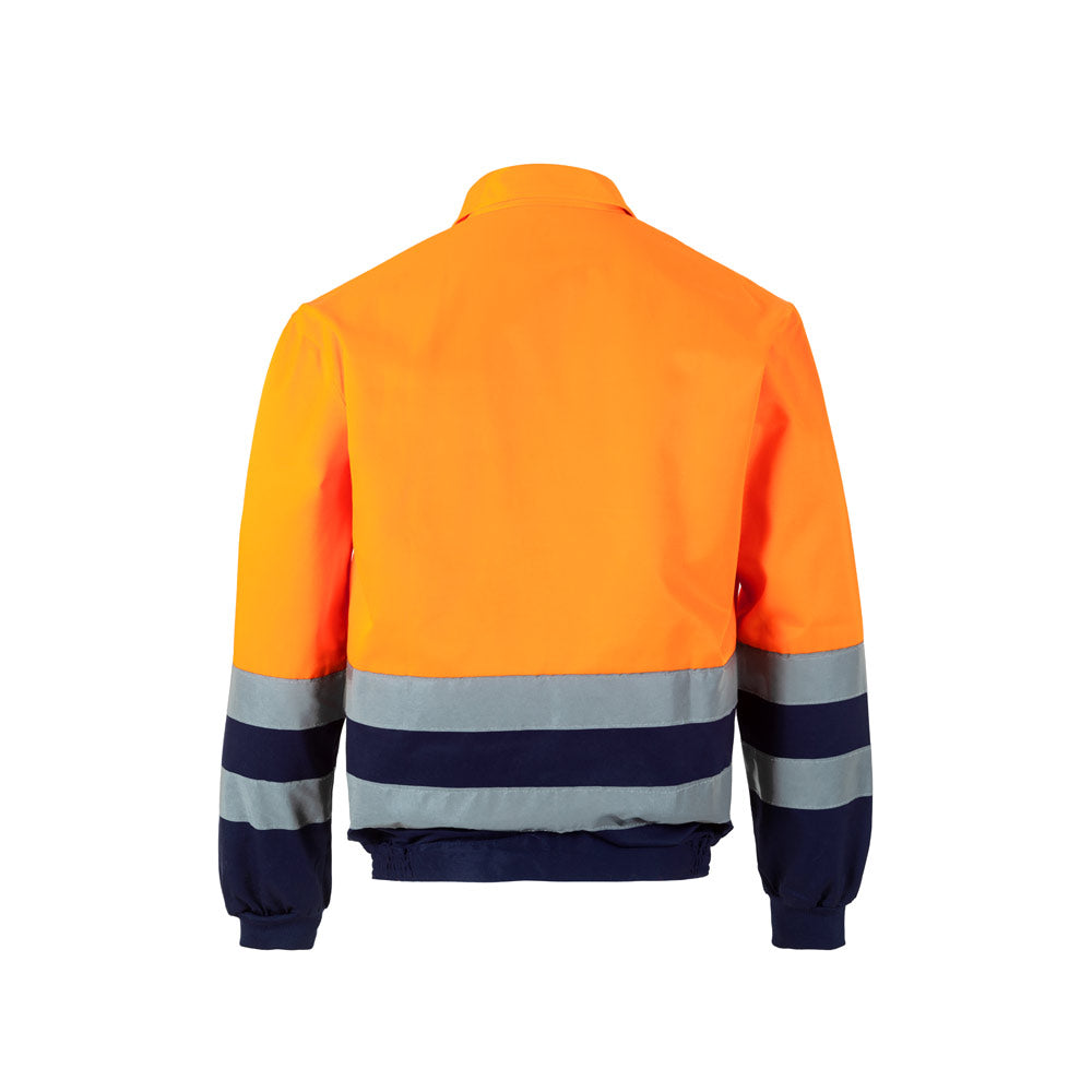 VL NEPTUNE. Casaco bicolor de sarja (210g/m²) em poliéster (80%) e algodão (20%)
