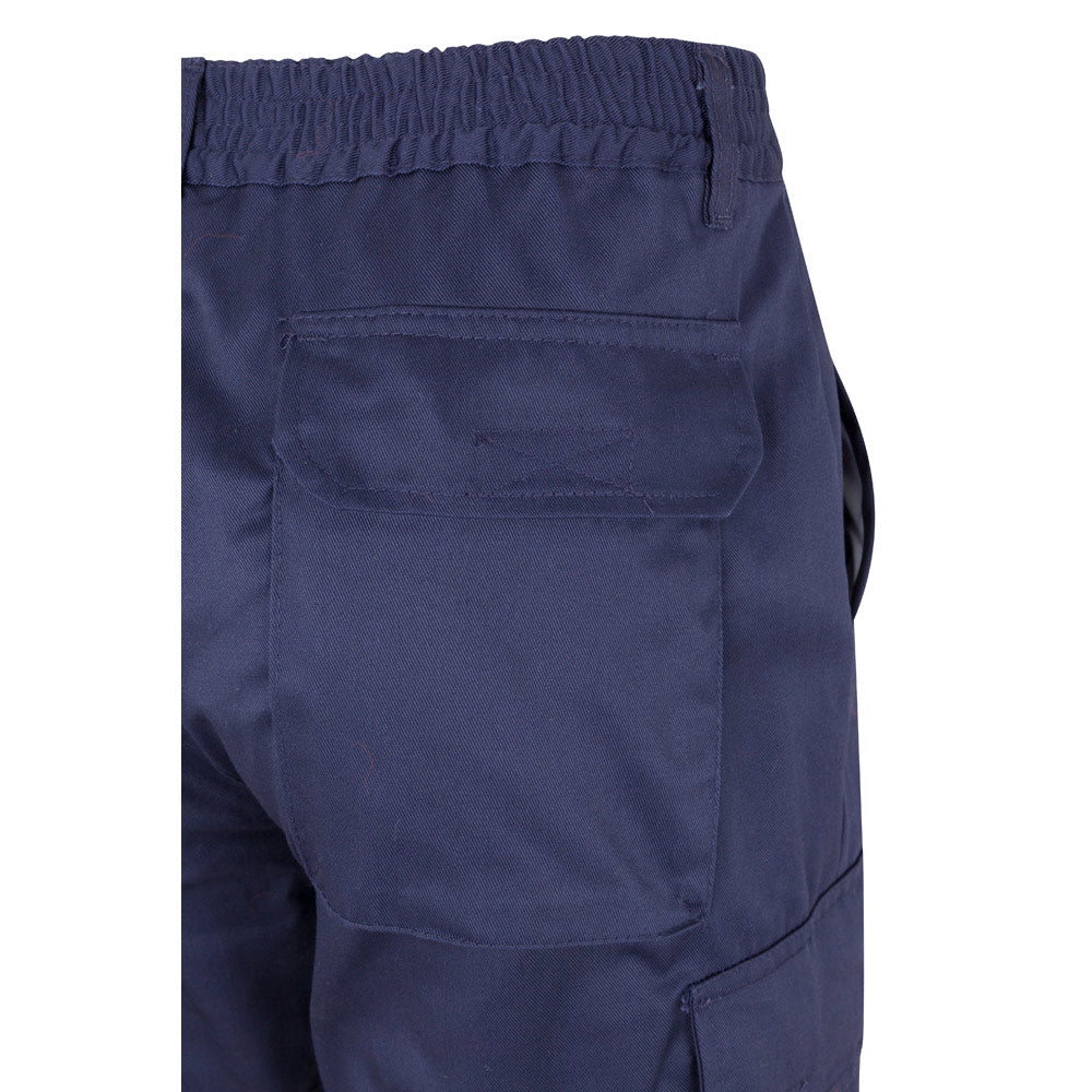 VL POSEIDON. Calças bicolor em sarja multibolsos (210g/m²), em algodão (20%) e poliéster (80%)