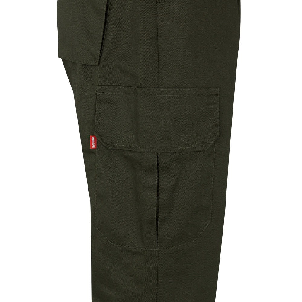 VL POSEIDON. Calças bicolor em sarja multibolsos (210g/m²), em algodão (20%) e poliéster (80%)