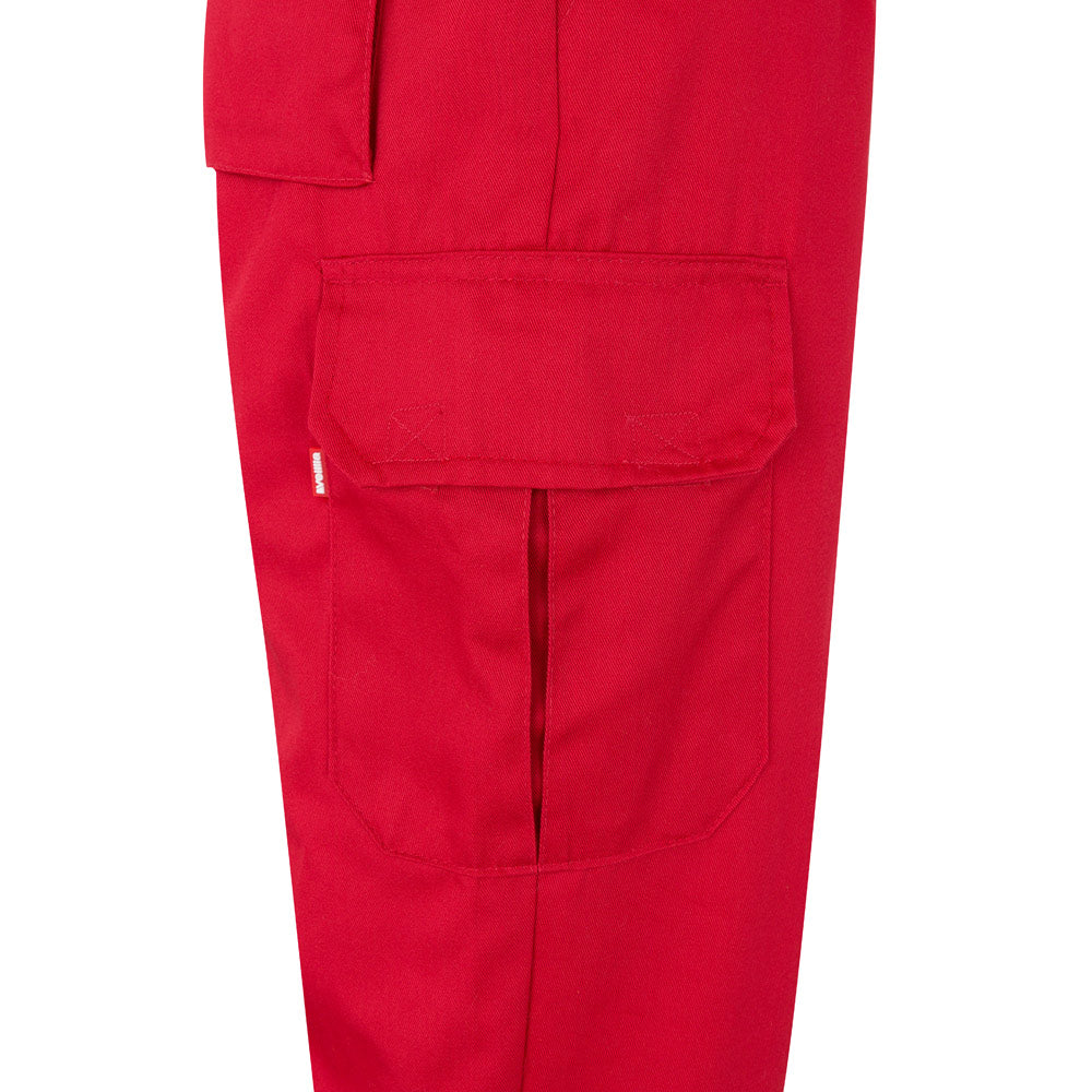 VL POSEIDON LARGE. Calças bicolor em sarja multibolsos (210g/m²), em algodão (20%) e poliéster (80%)