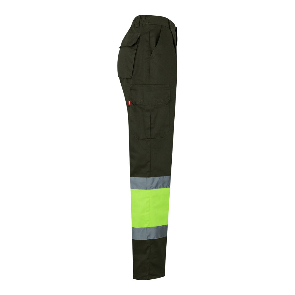 VL POSEIDON LARGE. Calças bicolor em sarja multibolsos (210g/m²), em algodão (20%) e poliéster (80%)