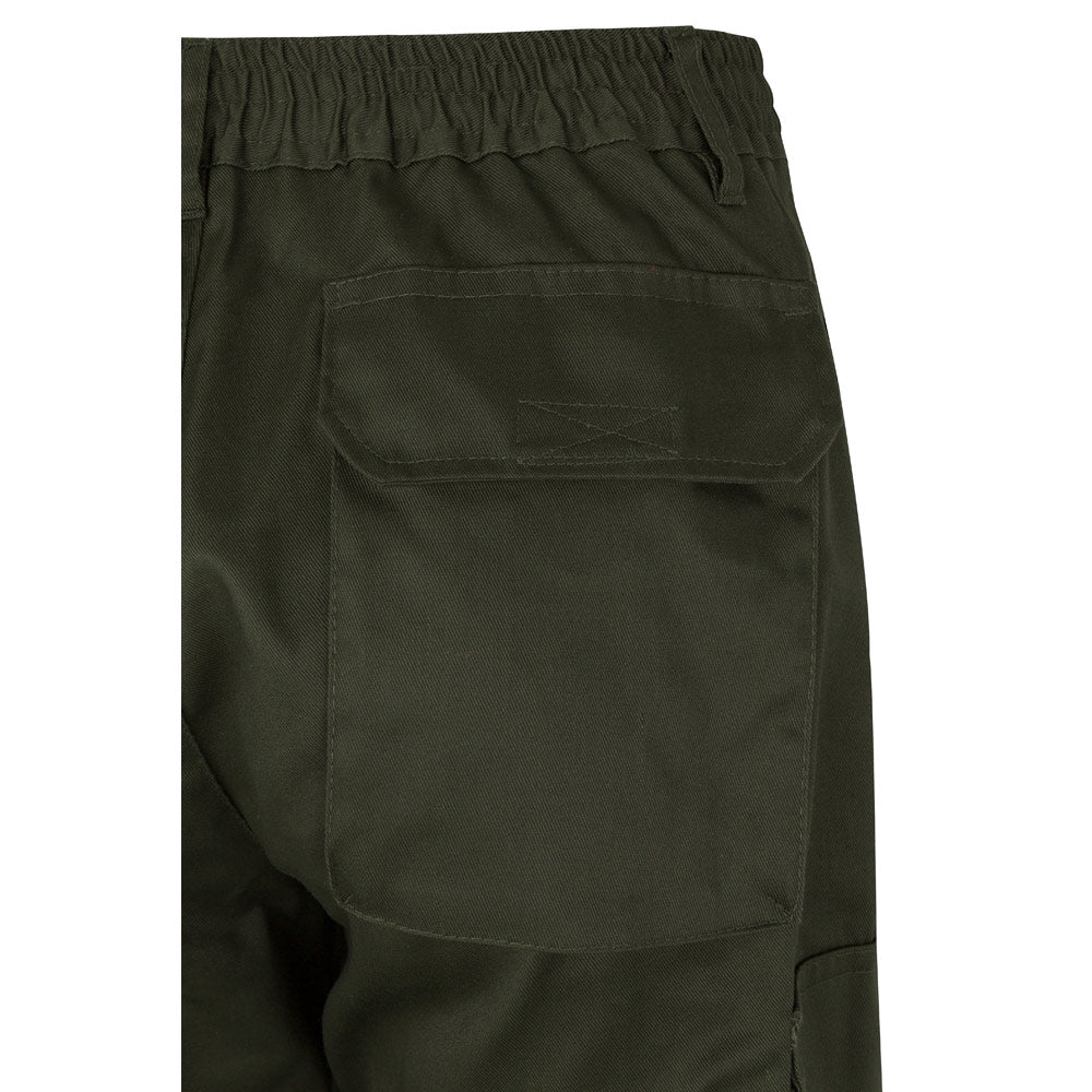 VL POSEIDON LARGE. Calças bicolor em sarja multibolsos (210g/m²), em algodão (20%) e poliéster (80%)