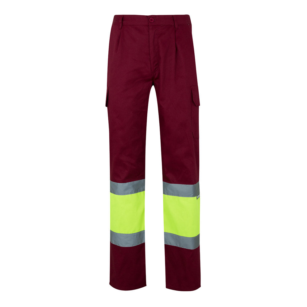 VL POSEIDON LARGE. Calças bicolor em sarja multibolsos (210g/m²), em algodão (20%) e poliéster (80%)