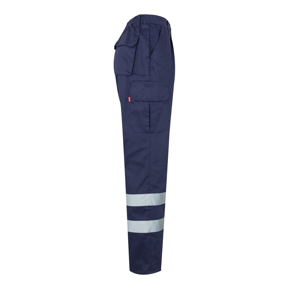 VL ASCLEPIUS. Calças em sarja multibolsos (200g/m²), em algodão (35%) e poliéster (65%)