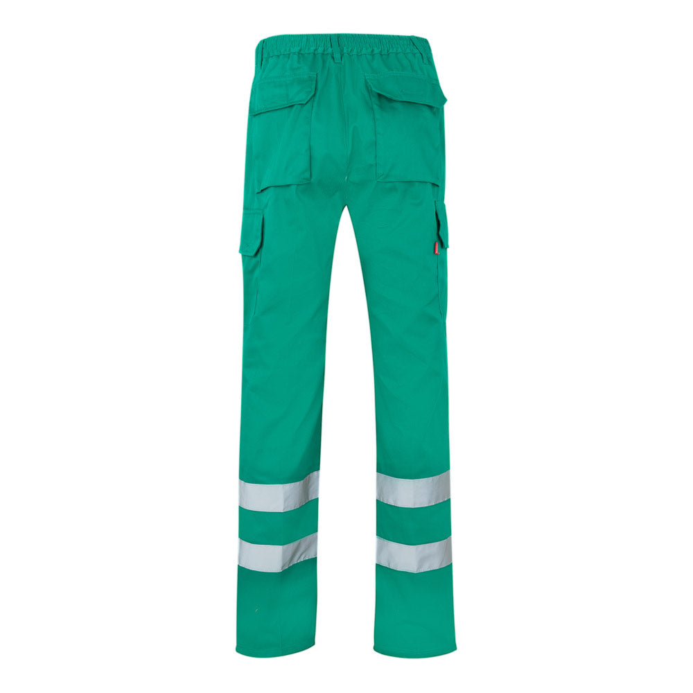 VL ASCLEPIUS. Calças em sarja multibolsos (200g/m²), em algodão (35%) e poliéster (65%)