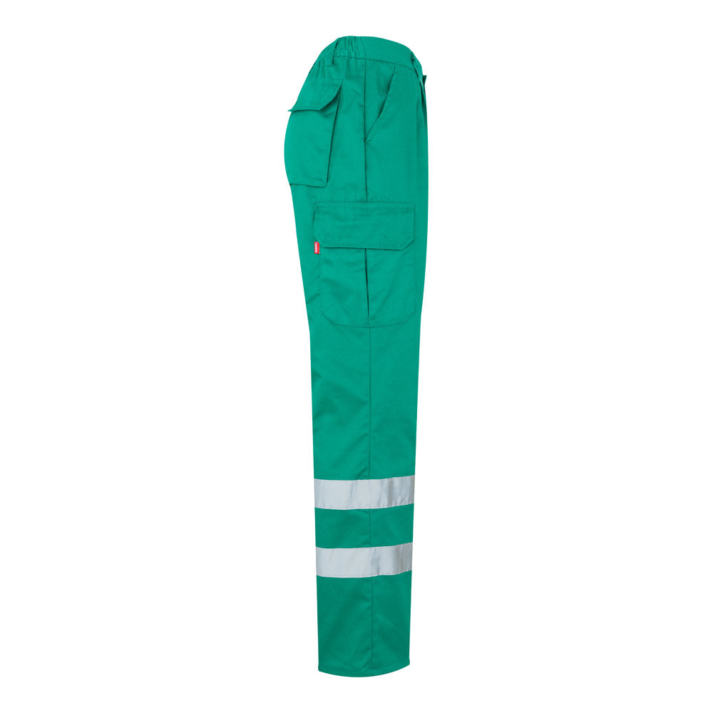 VL ASCLEPIUS. Calças em sarja multibolsos (200g/m²), em algodão (35%) e poliéster (65%)