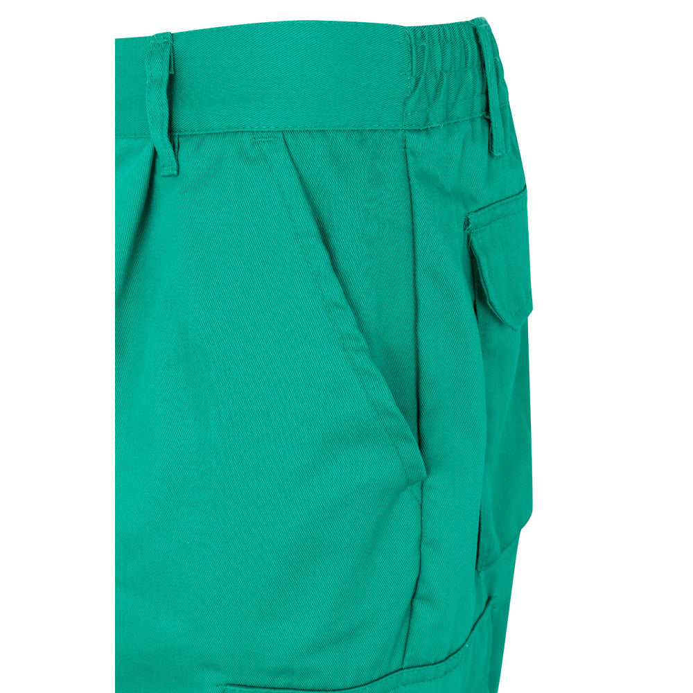 VL ASCLEPIUS. Calças em sarja multibolsos (200g/m²), em algodão (35%) e poliéster (65%)