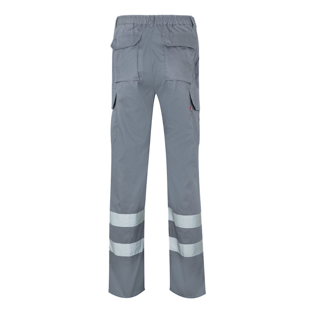 VL ASCLEPIUS. Calças em sarja multibolsos (200g/m²), em algodão (35%) e poliéster (65%)