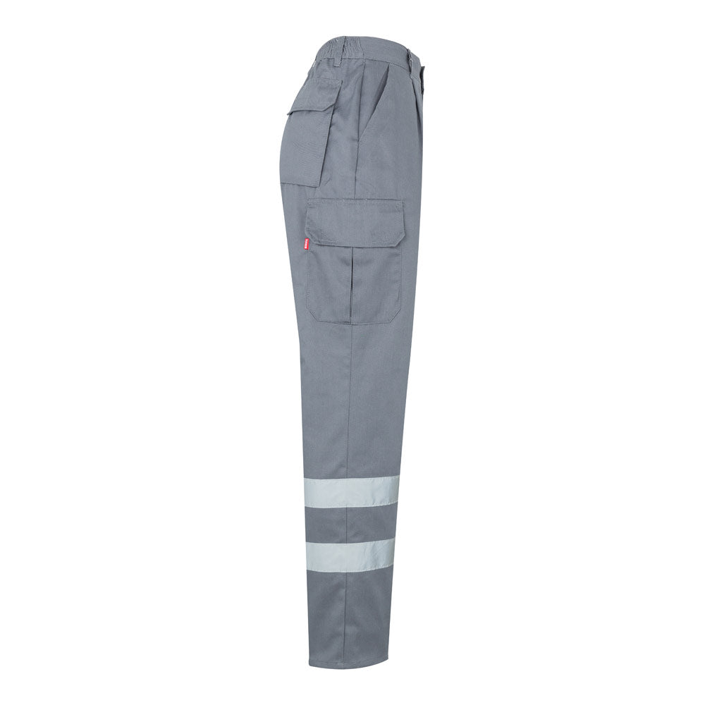 VL ASCLEPIUS. Calças em sarja multibolsos (200g/m²), em algodão (35%) e poliéster (65%)