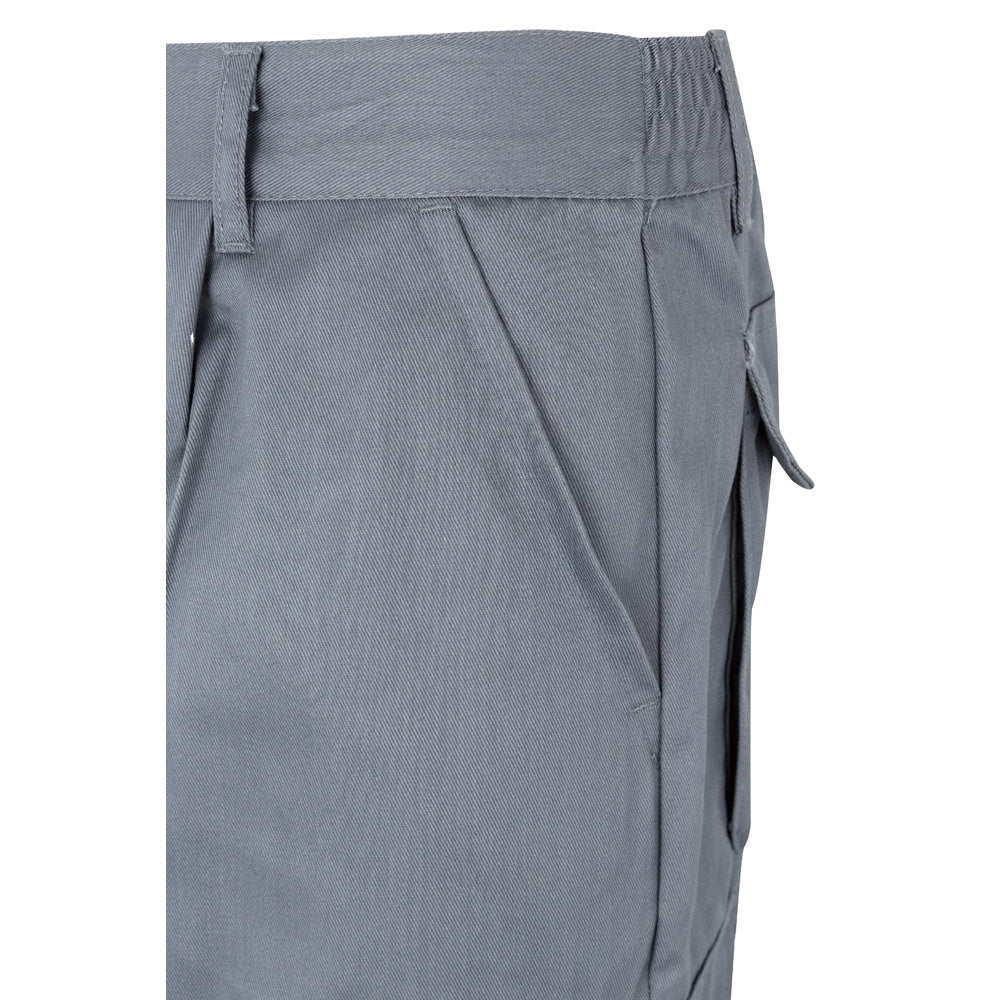 VL ASCLEPIUS. Calças em sarja multibolsos (200g/m²), em algodão (35%) e poliéster (65%)