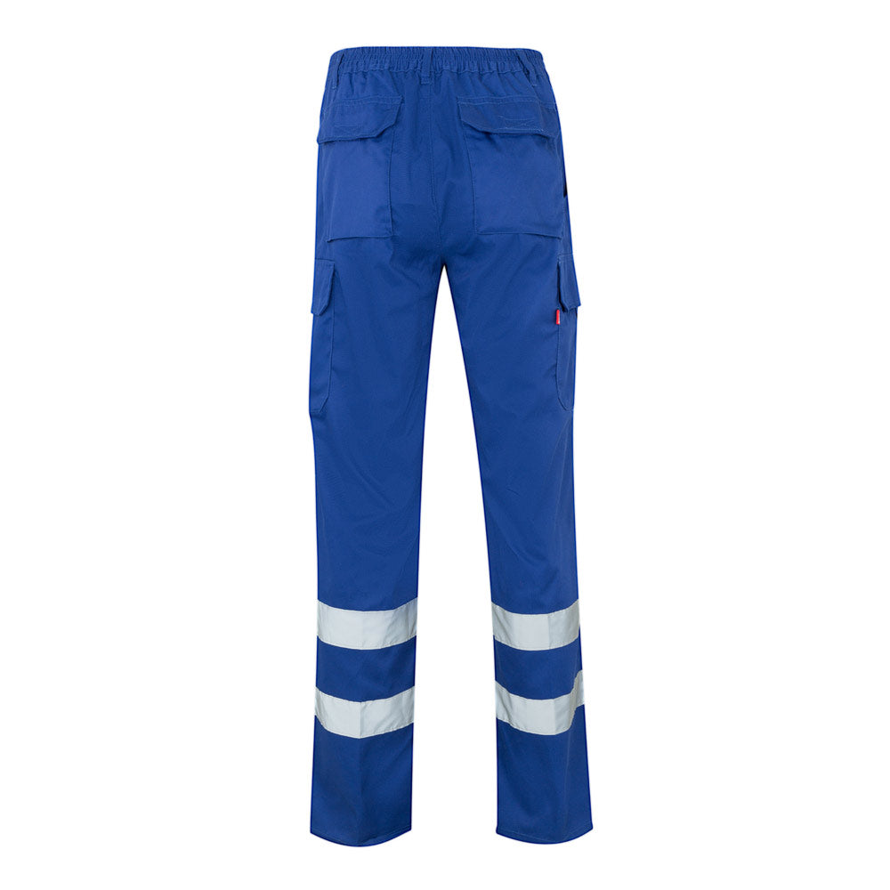 VL ASCLEPIUS. Calças em sarja multibolsos (200g/m²), em algodão (35%) e poliéster (65%)