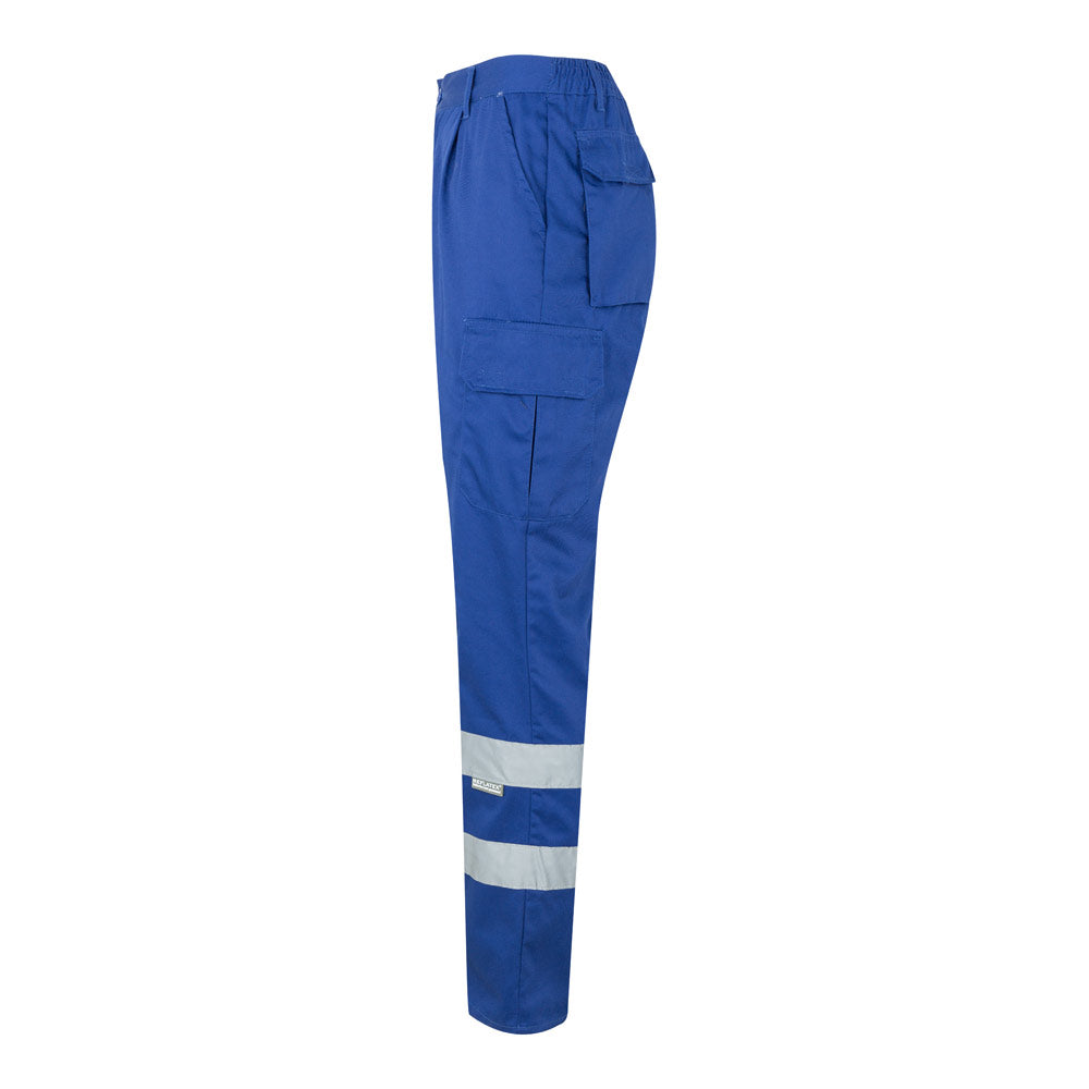 VL ASCLEPIUS. Calças em sarja multibolsos (200g/m²), em algodão (35%) e poliéster (65%)