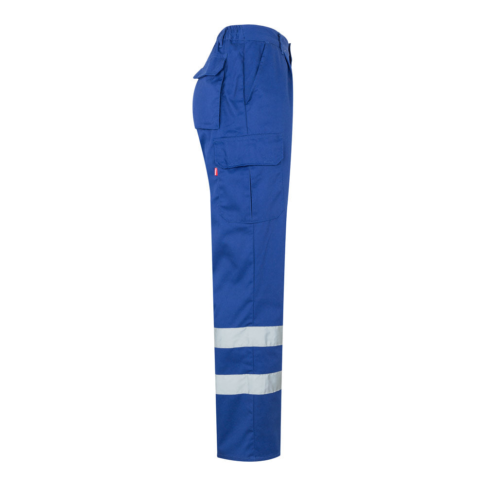 VL ASCLEPIUS. Calças em sarja multibolsos (200g/m²), em algodão (35%) e poliéster (65%)