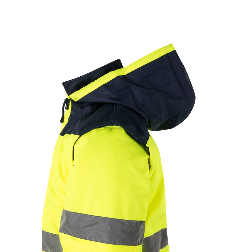 VL JUPITER. Casaco acolchoado bicolor (180g/m²) em poliéster (100%), com recobrimento de PU