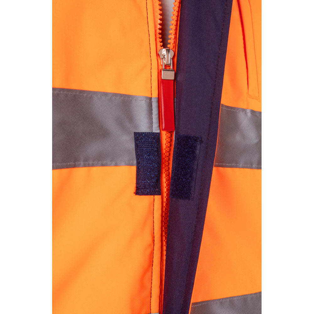 VL JUPITER. Casaco acolchoado bicolor (180g/m²) em poliéster (100%), com recobrimento de PU