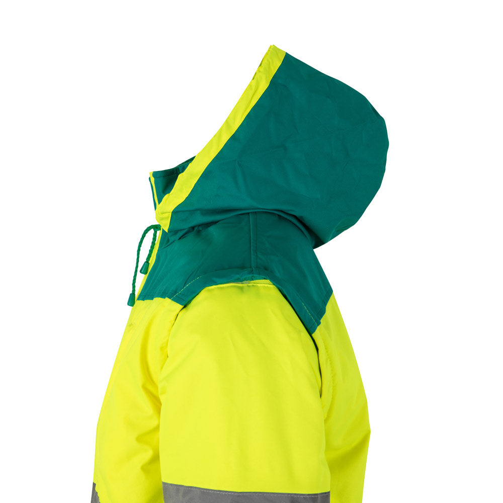 VL JUPITER LARGE. Casaco acolchoado bicolor (180g/m²) em poliéster (100%), com recobrimento de PU