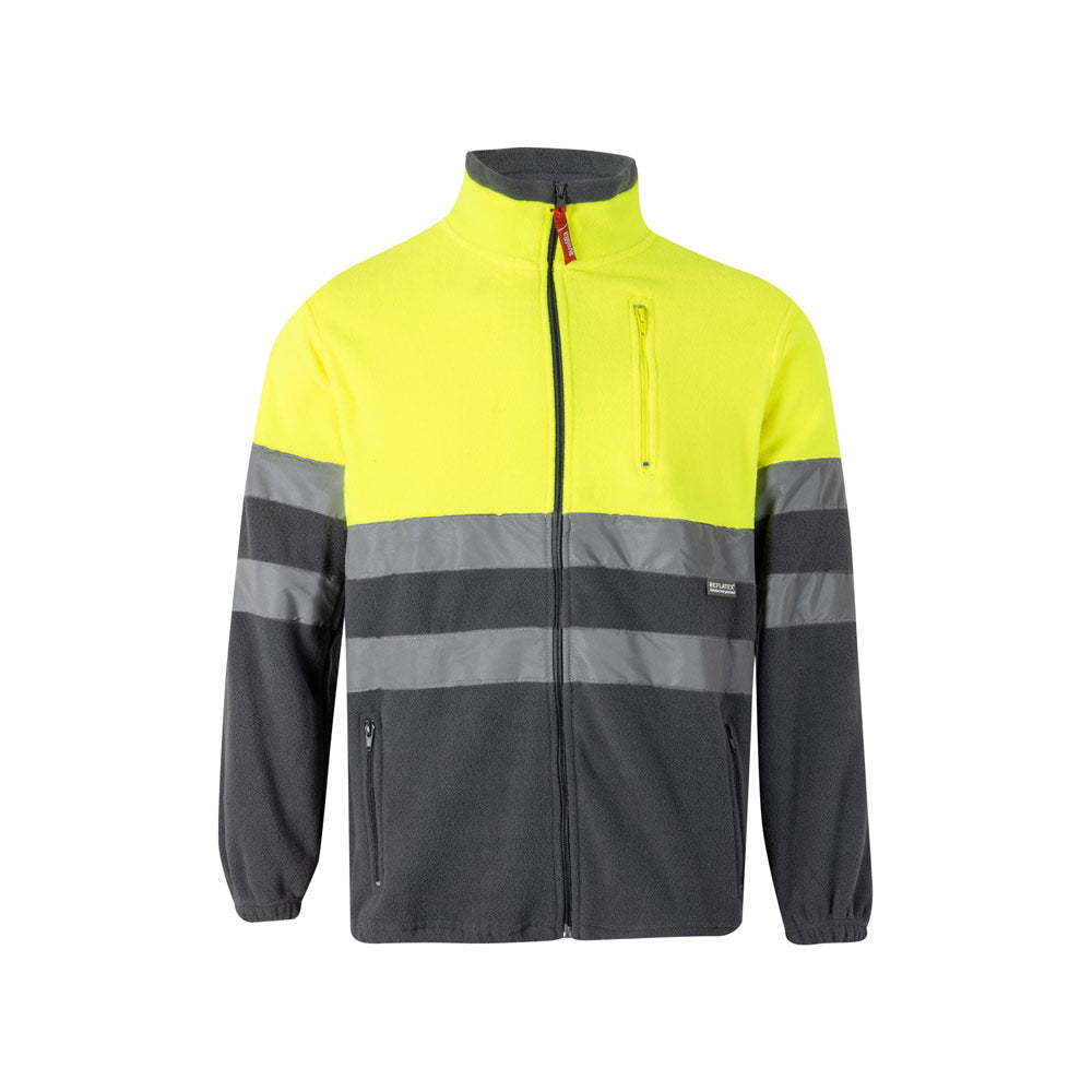 VL EROS. Casaco polar bicolor (280g/m²), em poliéster (100%)
