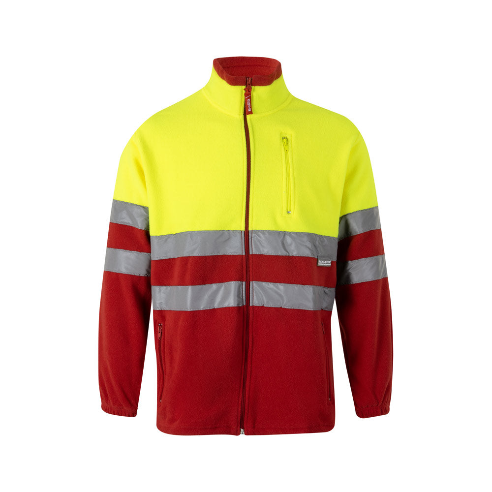 VL EROS LARGE. Casaco polar bicolor (280g/m²), em poliéster (100%)