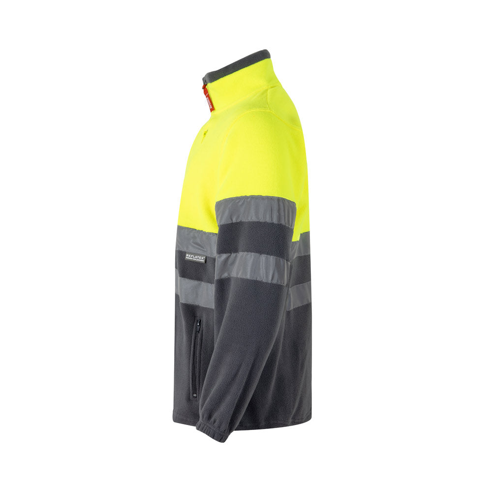 VL EROS LARGE. Casaco polar bicolor (280g/m²), em poliéster (100%)