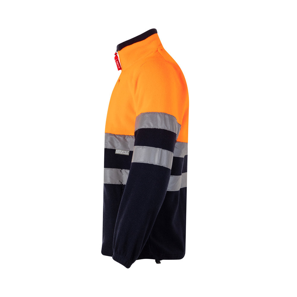 VL EROS LARGE. Casaco polar bicolor (280g/m²), em poliéster (100%)