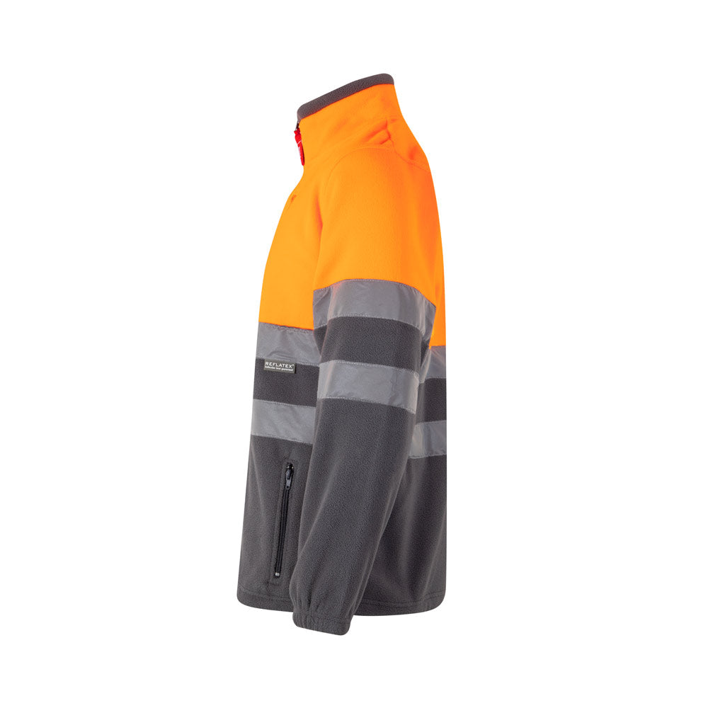 VL EROS LARGE. Casaco polar bicolor (280g/m²), em poliéster (100%)