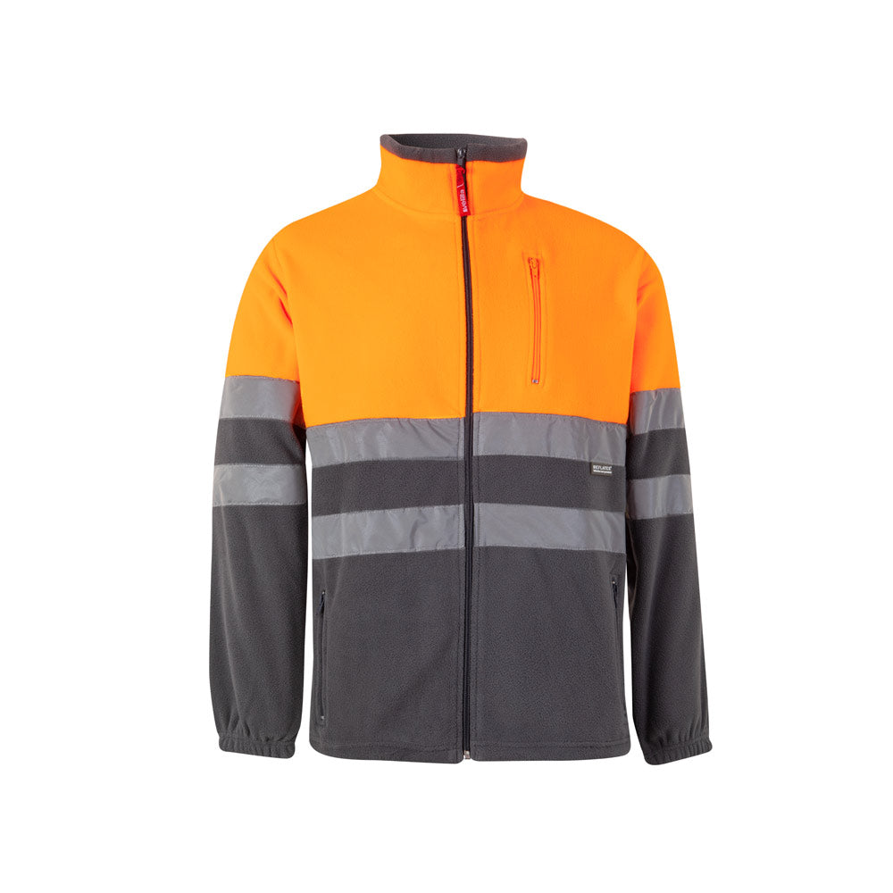 VL EROS LARGE. Casaco polar bicolor (280g/m²), em poliéster (100%)