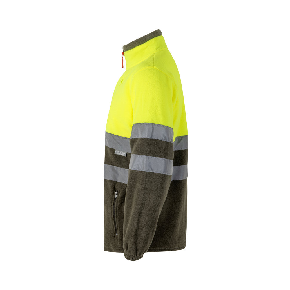 VL EROS LARGE. Casaco polar bicolor (280g/m²), em poliéster (100%)
