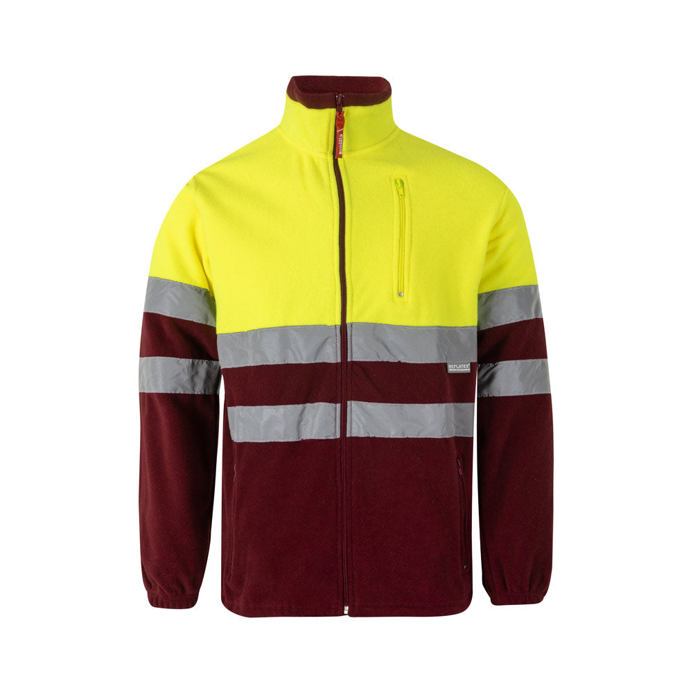 VL EROS LARGE. Casaco polar bicolor (280g/m²), em poliéster (100%)