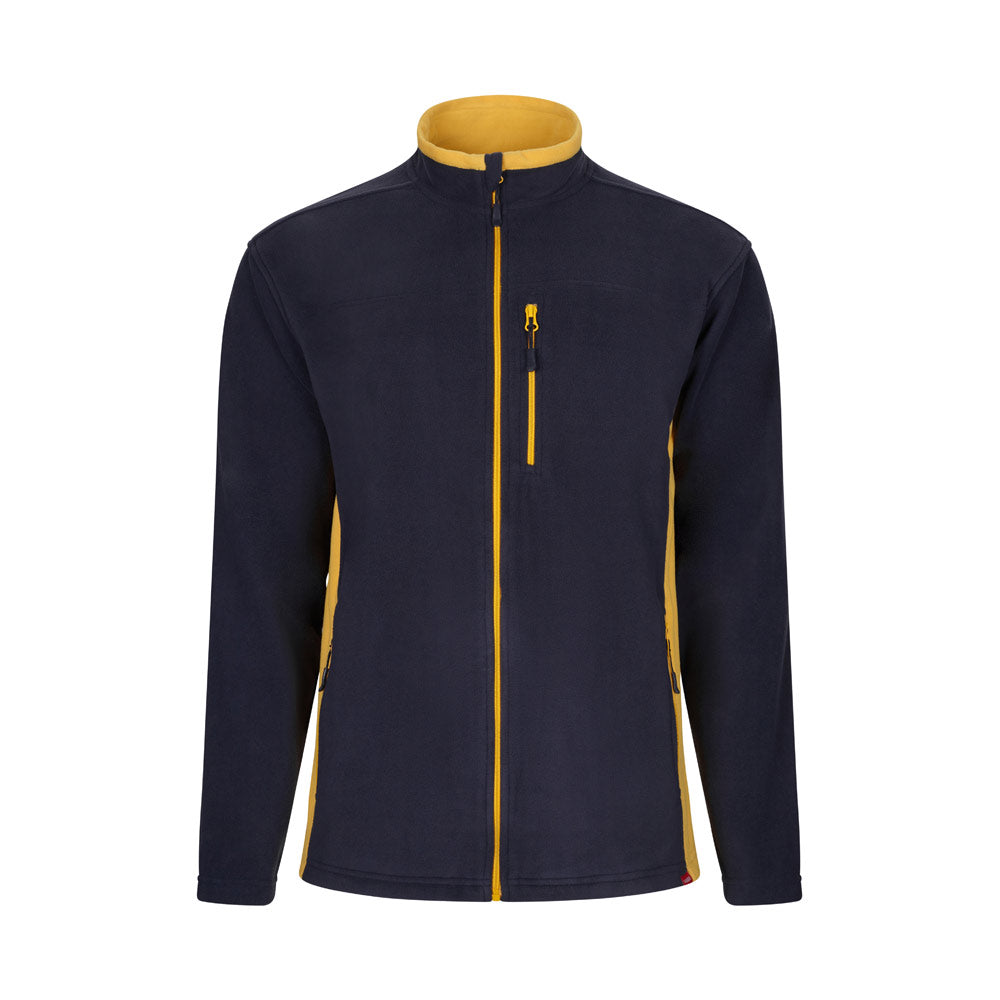 VL GERAS. Casaco polar bicolor (220g/m²) em poliéster (100%)