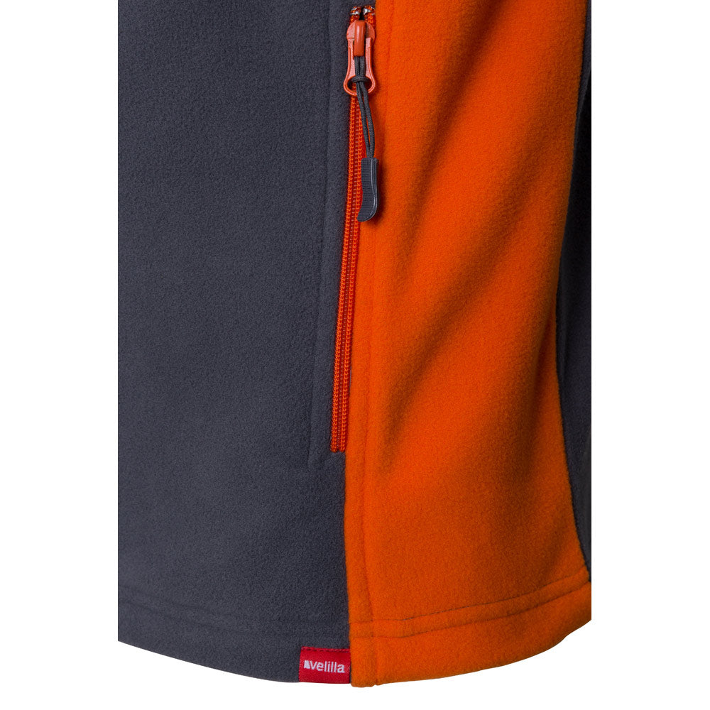 VL GERAS. Casaco polar bicolor (220g/m²) em poliéster (100%)