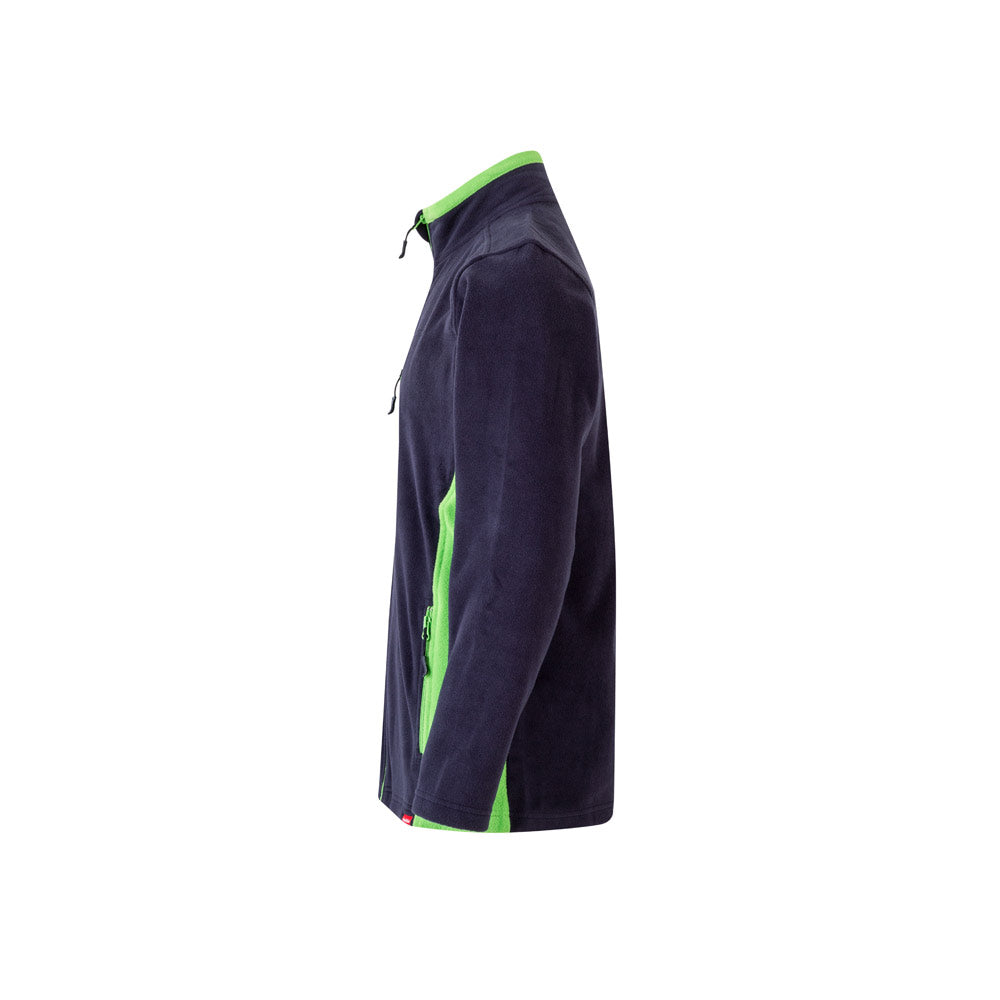 VL GERAS. Casaco polar bicolor (220g/m²) em poliéster (100%)