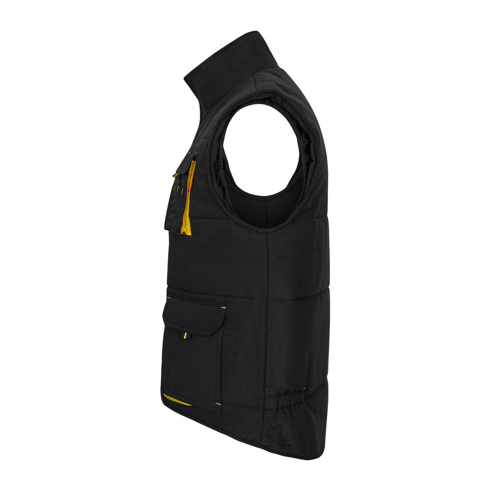 VL NERGAL. Colete acolchoado, bicolor multibolsos (120g/m²), em poliéster (100%)