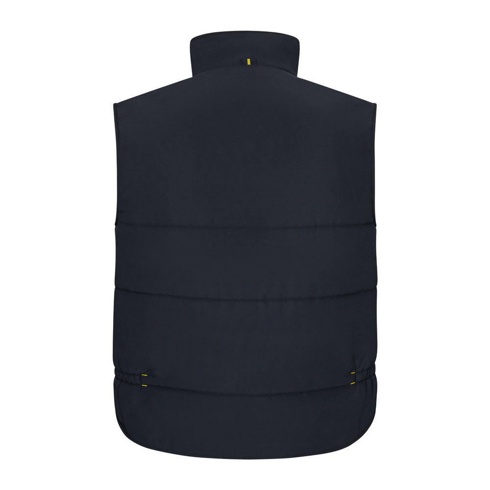 VL NERGAL. Colete acolchoado, bicolor multibolsos (120g/m²), em poliéster (100%)