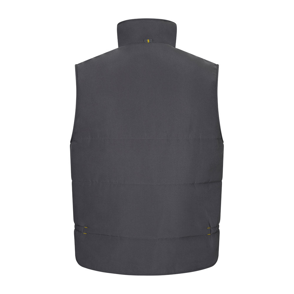 VL NERGAL. Colete acolchoado, bicolor multibolsos (120g/m²), em poliéster (100%)