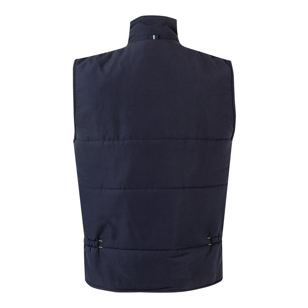VL NERGAL. Colete acolchoado, bicolor multibolsos (120g/m²), em poliéster (100%)