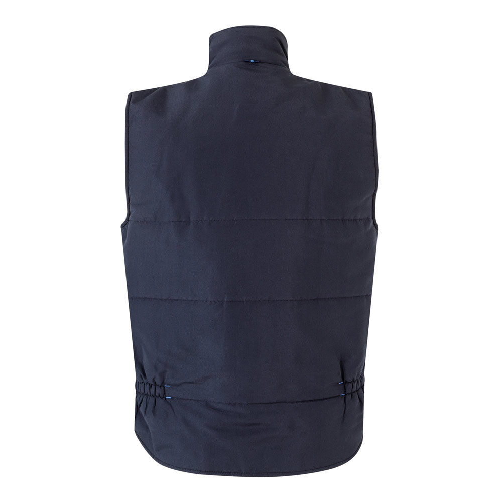 VL NERGAL. Colete acolchoado, bicolor multibolsos (120g/m²), em poliéster (100%)