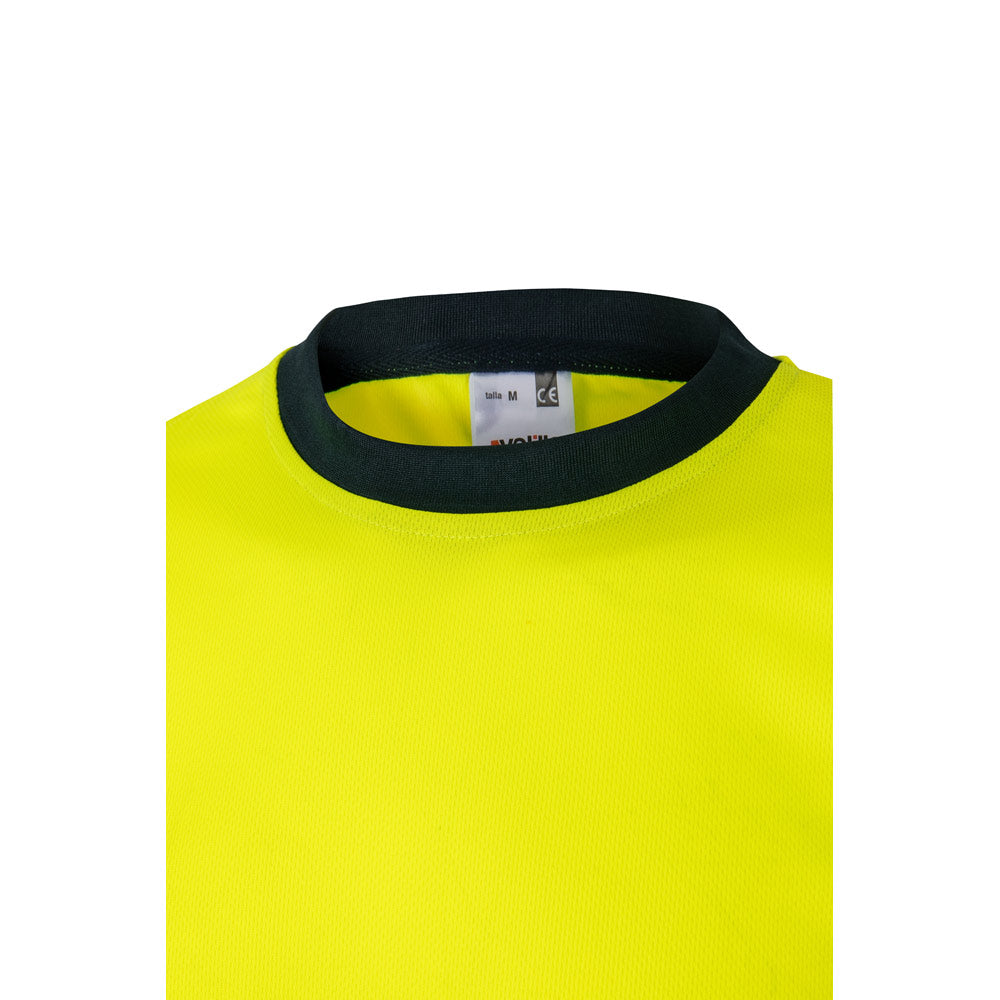 VL BRAHMA. T-shirt técnica bicolor bird-eye (140g/m²), em poliéster (100%)