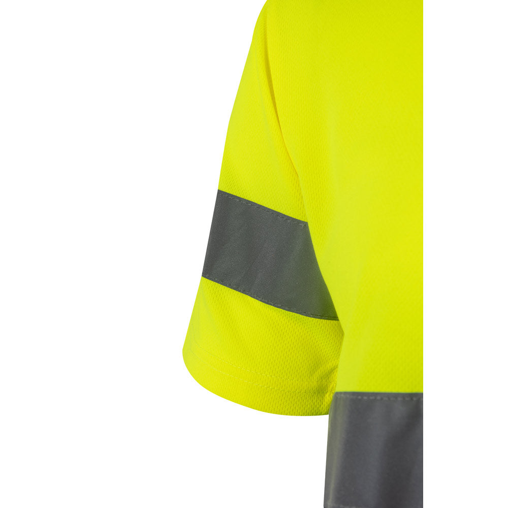 VL BRAHMA. T-shirt técnica bicolor bird-eye (140g/m²), em poliéster (100%)