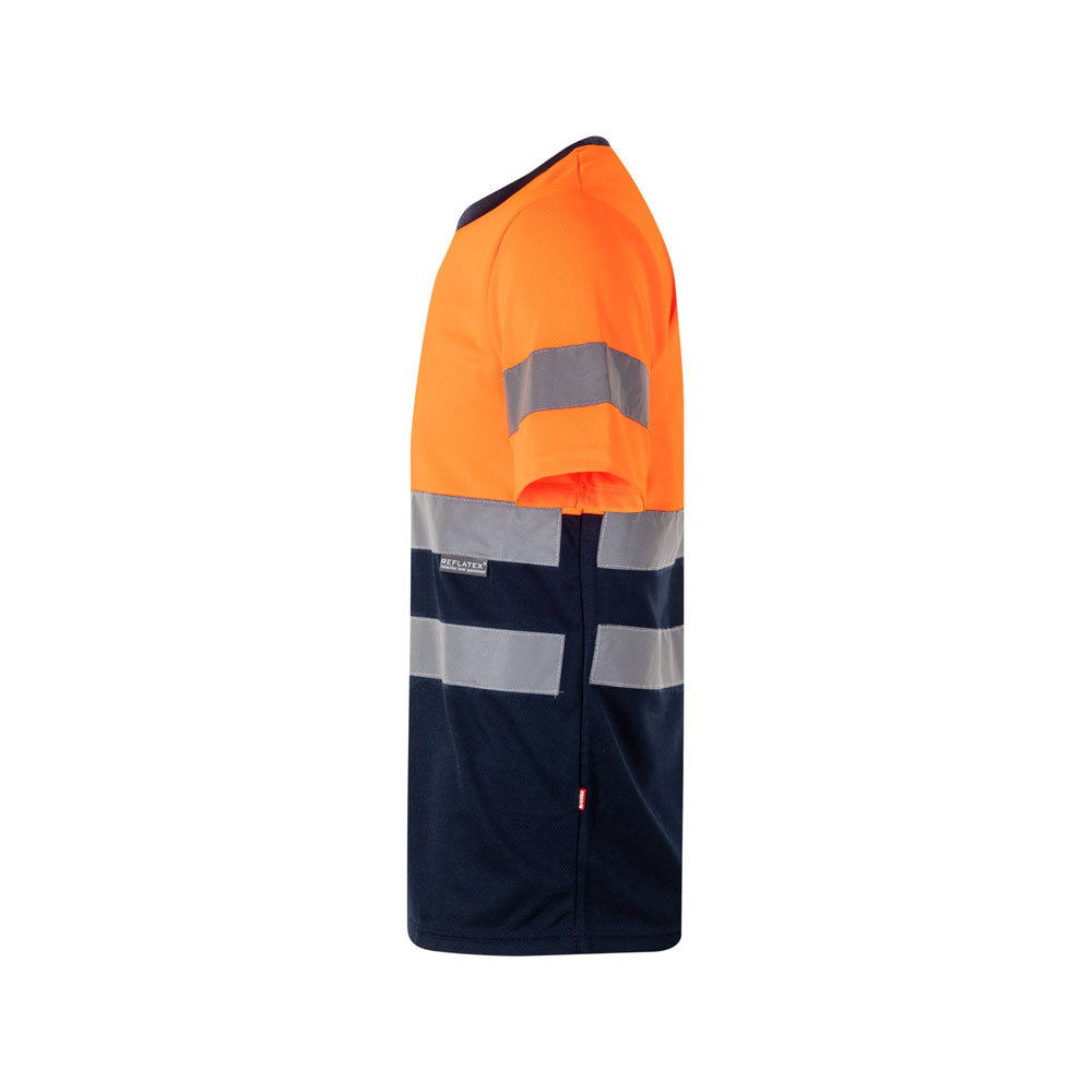 VL BRAHMA. T-shirt técnica bicolor bird-eye (140g/m²), em poliéster (100%)