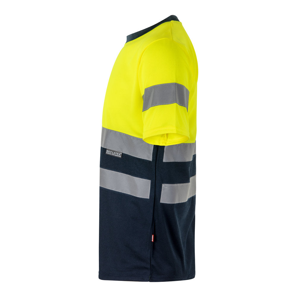 VL BRAHMA LARGE. T-shirt técnica bicolor bird-eye (140g/m²), em poliéster (100%)