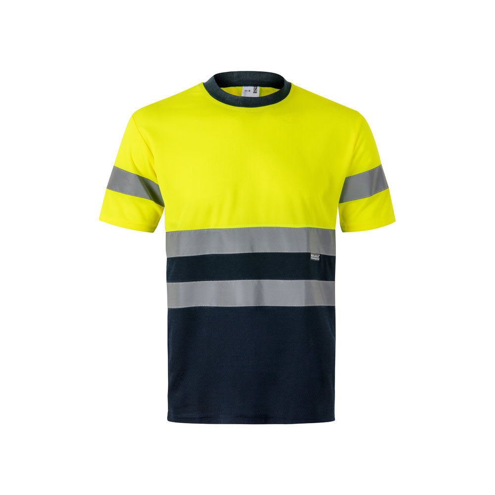 VL BRAHMA LARGE. T-shirt técnica bicolor bird-eye (140g/m²), em poliéster (100%)
