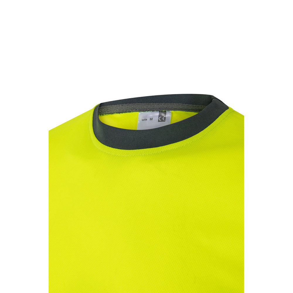 VL BRAHMA LARGE. T-shirt técnica bicolor bird-eye (140g/m²), em poliéster (100%)