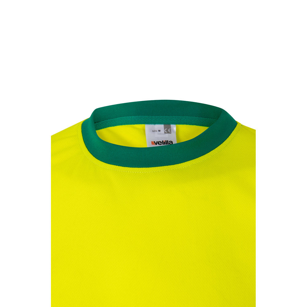 VL BRAHMA LARGE. T-shirt técnica bicolor bird-eye (140g/m²), em poliéster (100%)