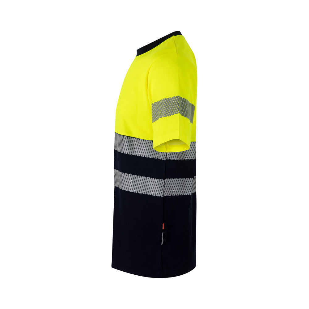 VL BASTET. T-shirt bicolor piqué (150g/m²), em algodão (55%) e poliéster (45%)