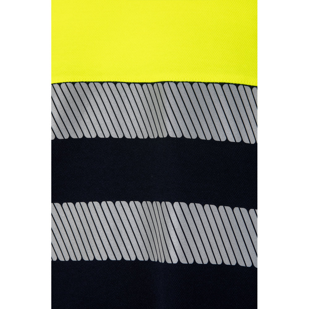 VL BASTET. T-shirt bicolor piqué (150g/m²), em algodão (55%) e poliéster (45%)