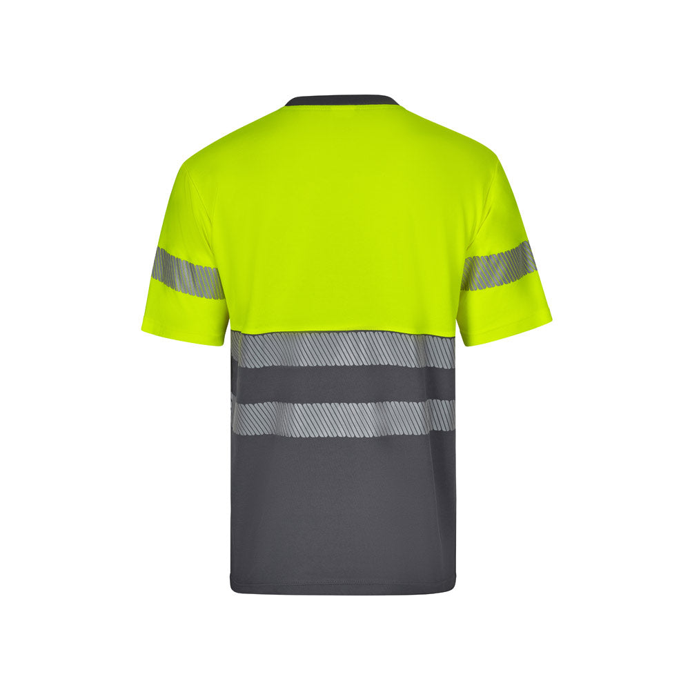 VL BASTET. T-shirt bicolor piqué (150g/m²), em algodão (55%) e poliéster (45%)