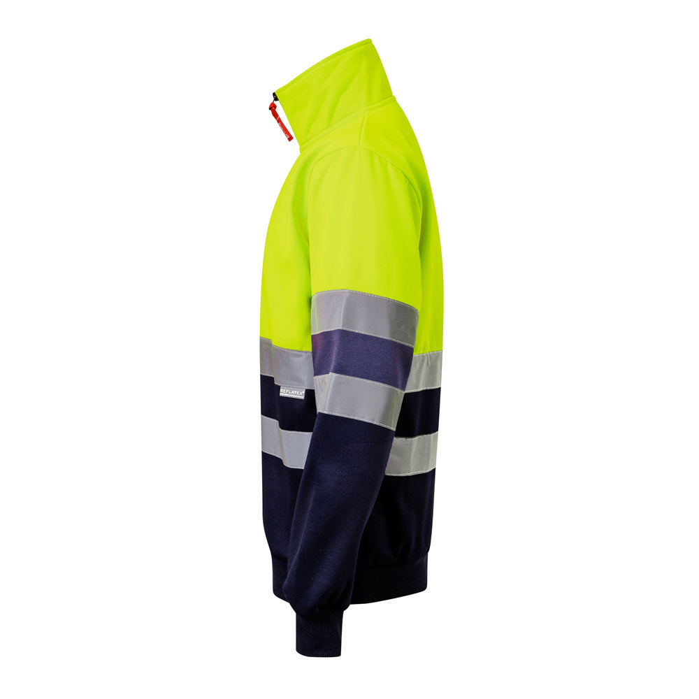 VL THOR. Sweatshirt bicolor (300g/m²) em felpa de poliéster (100%)