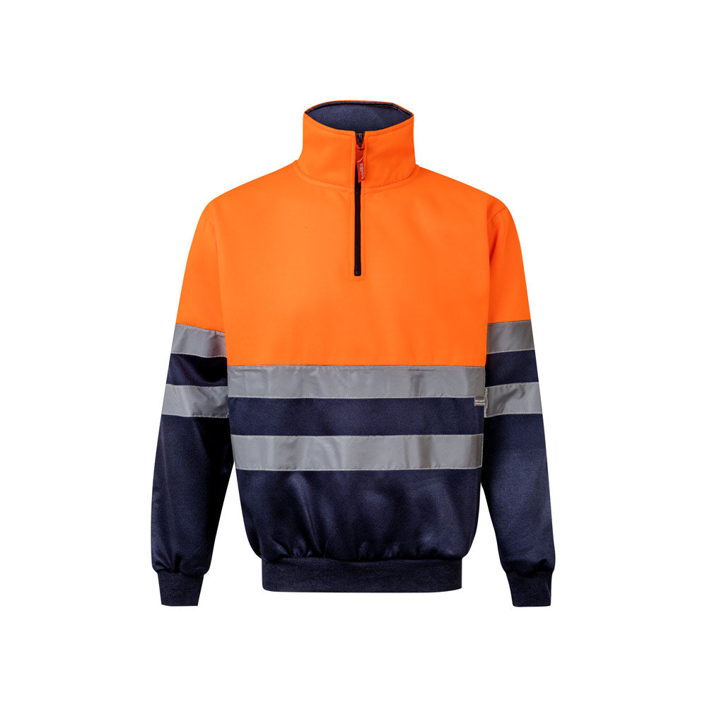 VL THOR. Sweatshirt bicolor (300g/m²) em felpa de poliéster (100%)
